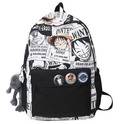 One Piece Backpack Bags School Bag Schoolbag Shoulderbag Laptop BagX'mas Gift • $27.35