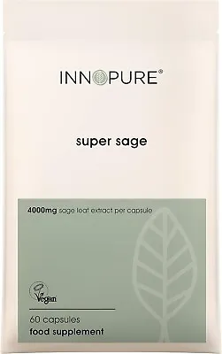 INNOPURE Super Sage Leaf 4000mg | High Strength Menopause Relief | 60 Capsules • £23