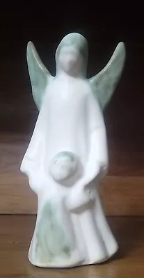 McCarty Pottery  Angel And Child Figurine Vintage Signed • $165