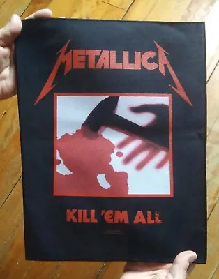 Large Metallica - Kill Em All - Woven Sew On Battle Jacket Back Patch • $18.31