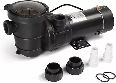 Swimming Pool Pump 1.5HP 2-Speed Filter Pump With Strainer For In/Above Ground • $119.99