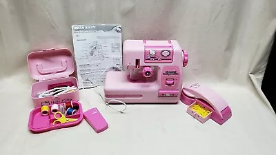 $40 • Buy Sanrio Hello Kitty Chainstitch Sewing Machine With Bead Applicator