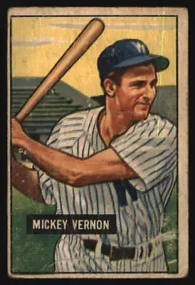 1951 Bowman #65 Mickey Vernon G Senators 568011 • $4.45