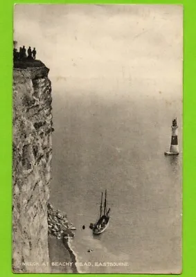 Beachy Head Eastbourne Looking Down At Shipwreck Posted 1919 Ref841 • £11.97