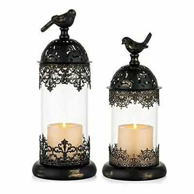 Candle Holders Moroccan Decorative Lantern - Tabletop Decorative Accent • $65.99