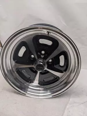 1 American Racing Vintage Wheel Vn50157012500 Gloss Black 15x7 Et0 New B2 • $144.99