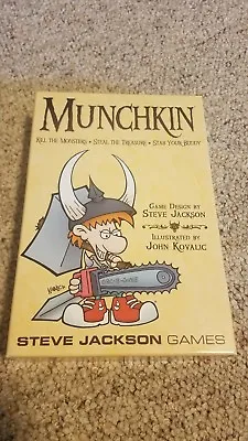 MUNCHKIN - The Original Card Game - Steve Jackson 1st Edition 24th Printing 2013 • $14.99