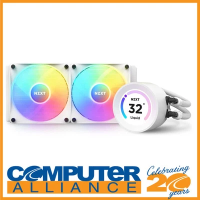 $439 • Buy NZXT Kraken Elite 240mm RGB White AIO Liquid CPU Cooler RL-KR24E-W1