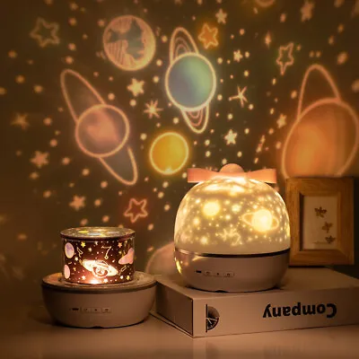 Projector Galaxy Starry Sky Night Light Ocean Star Party Supplie LED Lamp 6 Mode • £10.89