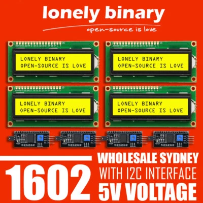$12.99 • Buy 1602 16X2 LCD Display Screen IIC I2C SPI Interface Arduino Raspberry PI ESP32