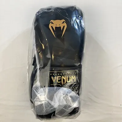 Venum Razor Black/Gold 12 Oz Boxing Sparring MMA Gloves VENUM-04689-126 NWT • $49.95