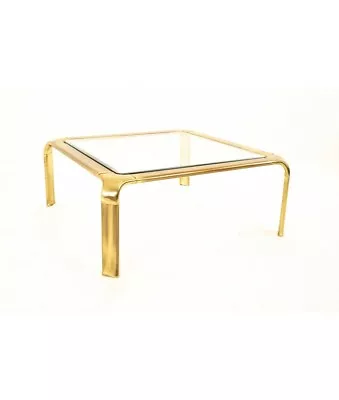 Mastercraft Brass Mid Century Coffee Table • $2695