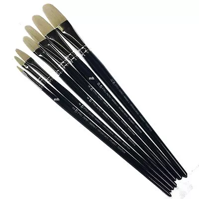 Pro Arte Series C Filbert Brushes Oil Acrylic Paint Single Brush Hog Hair • £6.93