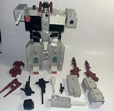 Vintage 1985 G1 Transformers Metroplex Hasbro Near Complete • $60