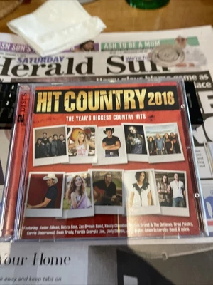 $10.99 • Buy Hit Country 2016 2 Cd Discs Vgc++ Adam Brand Blake Shelton Kasey Chambers