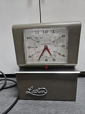 Vintage Metal Lathem Time Clock Model 4021 *NO KEY* • $79.99