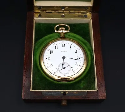 1911 E Howard Gold Fill Open Face Pocket Watch 12s 17j Complete Running Box W884 • $399.99