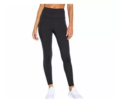 Marika Sport Women's High Waist Active Tight Pants Black Size L • $19.95