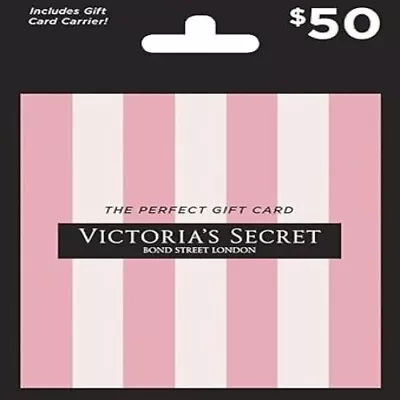 Victoria's Secret Physical Gift Card $50 Best Gift For Her.. • $79.99