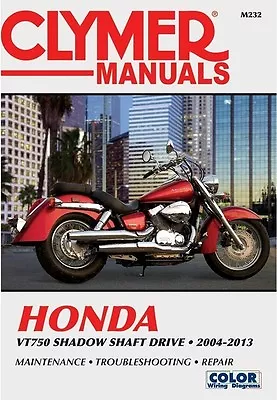 2004-2013 Honda VT750 Aero Spirit Phantom Repair Service Workshop Manual M232 • $35.95