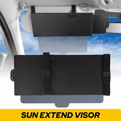 Car Shade Sun For Extend Visor Shield Glare Anti Extension Driving Universal • $15.19