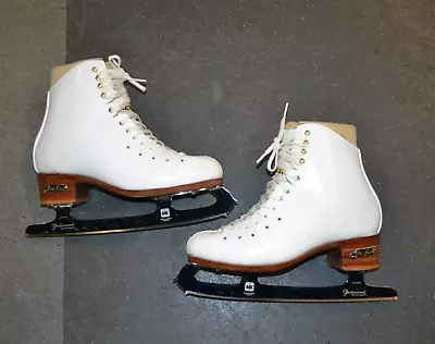 Harlick Custom Figure Skating Boots Size 38 (WITH MK PRO BLADES) Pre-owned • $800