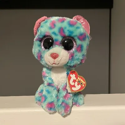 £25.99 • Buy Rare Ty Beanie Boos Boo Buddy 2016 Sydney The Leopard Plush Soft Toy Claire's 9 