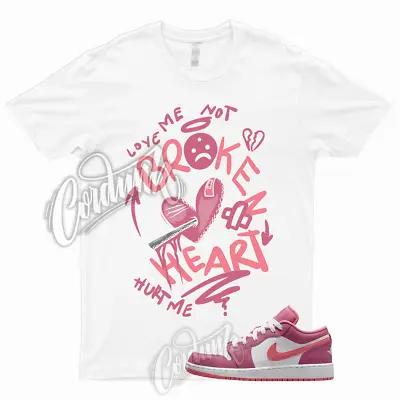 BROKEN T Shirt To Match 1 Low GS Desert Berry Coral Chalk White Wild Pink WMNS • $24.29