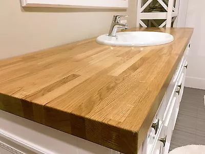 Sale Oak 2m 3m 4m  Solid Wood Kitchen Worktops. Cheapest Oak Worktops On Ebay • £210