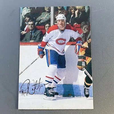 RYAN WALTER 1980s Montreal Canadiens Vintage Steinberg NHL Hockey Postcard Photo • $11.74