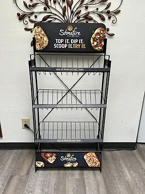 3 Tier Wire Grid Retail Display Shelf Merchandise Display Rack Stand W/ Branding • $70