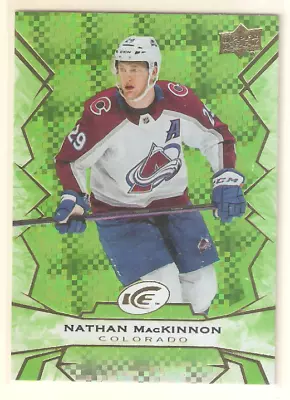Nathan MacKinnon 2022-23 UD Ice Green Parallel #69 Avalanche • $1.29