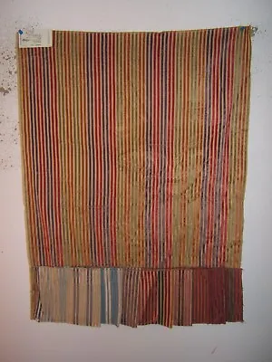 Lee Jofa GP & J Baker Malone Stripe Velvet Remnant Various Colors And Sizes  • $18