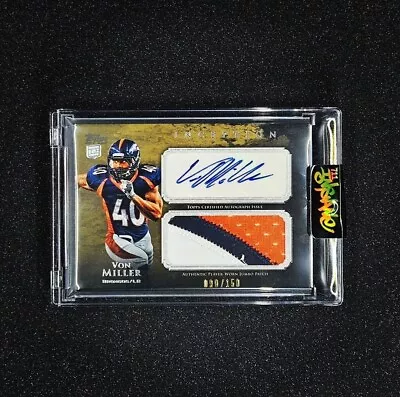 2011 Topps Inception Von Miller Rookie 3 Color Patch Auto 090/150 No.AJP-VM  • $149.95