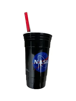 NASA Tumbler 32 Oz. Travel Cup Space Shuttle With Straw Black • $15