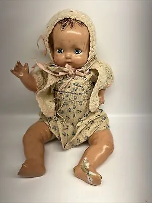 Vintage 1920s Effanbee Baby Doll 16  Composition • $75