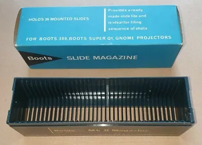 Vintage 35 Mm Slide Film Magazine MK II Boxed 36 Slides G. Used. Cond B13 X 2 • £10