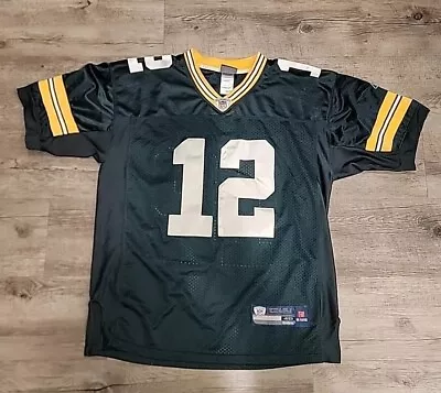 Aaron Rodgers #12 Green Bay Packers Reebok Authentic On Field Jersey Size 48 • $18