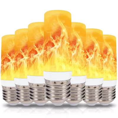 LED Flame Effect Light Bulbs 3Modes Flickering Light Bulbs E26/E27 Standard Base • $10.92