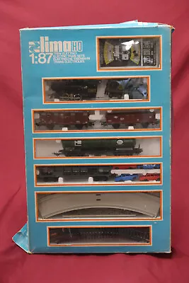 Lima HO Scale Freight Train Set VGC Car Transporter Wagons 44687 Loco Bridge • £49.99