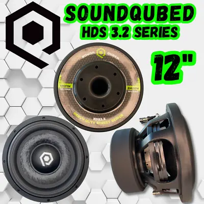 SoundQubed HDS3.2 Series 2400W Car Audio Subwoofer 12 Inch Dual 2 Ohm • $219.95