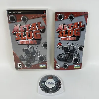 🔥Metal Slug Anthology (Sony PSP 2007) Complete CIB TESTED MINTY!🔥 • $38