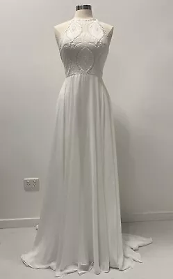 Boho Wedding Gown • $100