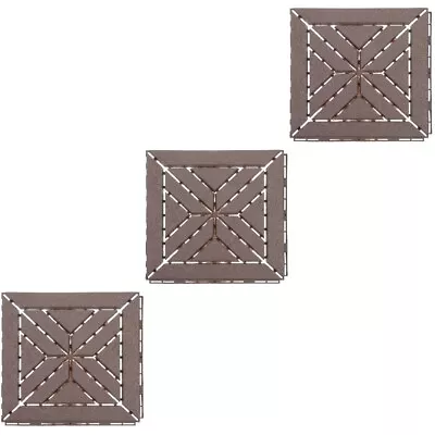  3pcs Interlocking Flooring Plastic Flooring Outdoor Flooring Garden Flooring • £29.25