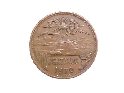 1970 MEXICO 20 CENTAVOS KM# 440 - VERY NICE CIRC COLLECTOR COIN! -c1688xux • $5.69