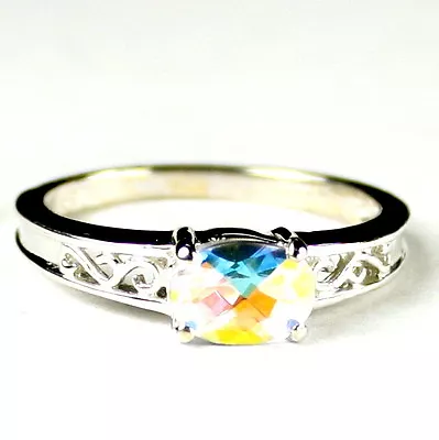 MERCURY MIST TOPAZ Sterling Silver Ladies Ring -Handmade • SR362 • $82.99