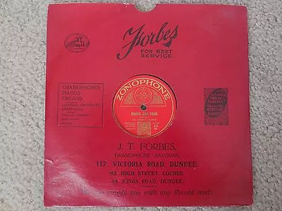 $8 • Buy Harry Lauder Music And Song / The End Of The Road Zonophone J T Forbes Sleeve NM
