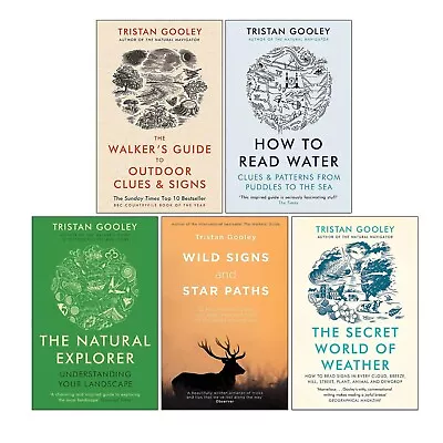 Tristan Gooley Collection 5 Books Set Natural ExplorerHow To Read Water NEW • £22.95