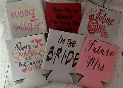 Bride To Be Hens Night Stubby Cooler Can Bachelorette Party Favour Gift • $5.95