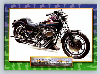 1993 Thunder Custom Motorcycles #52 1992 Harley Davidson FXRS-SP • $1.99